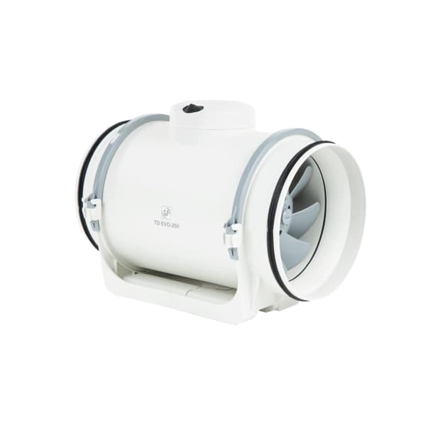 Ürün görseli: S&P TD EVO-250 250 mm Yuvarlak Kanal Fanı