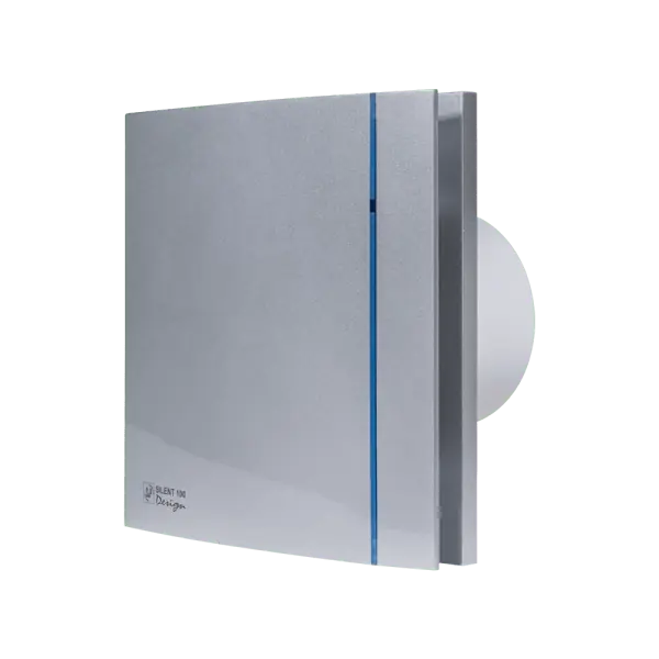 S&P Silent Design 200 CRZ Silver 125 mm Zaman Ayarlı Banyo Fanı