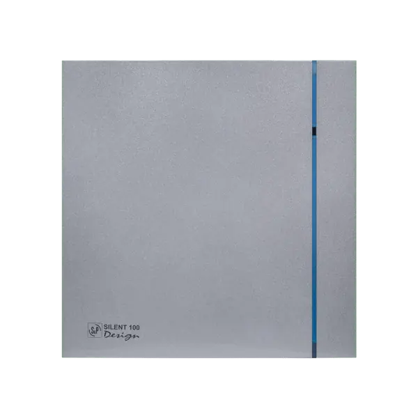 Ürün görseli: S&P Silent Design 200 CHZ Silver 125 mm Nem Sensörlü Banyo Fanı