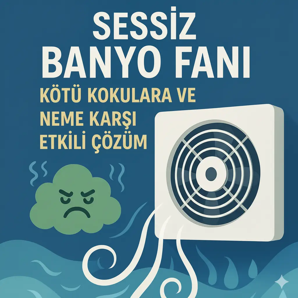 Blog post: Sessiz Banyo Fanı: Kötü Kokulara ve Neme Karşı Etkili Çözüm