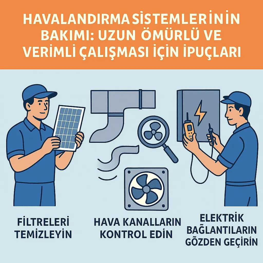 Havalandırma Sistemlerinin Bakımı: Uzun Ömürlü ve Verimli Çalışması İçin İpuçları