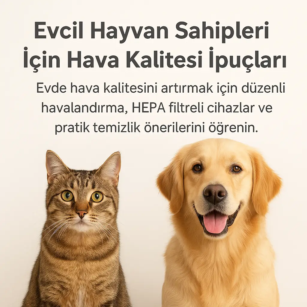 Blog post: Evcil Hayvan Sahipleri İçin Hava Kalitesi İpuçları