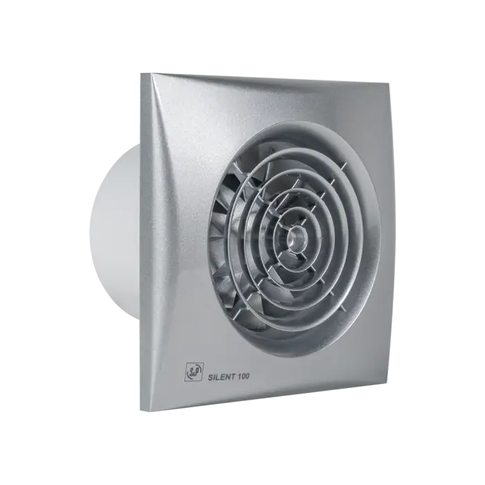 S&P Silent 100 CZ Silver 100 mm Sessiz Banyo Fanı