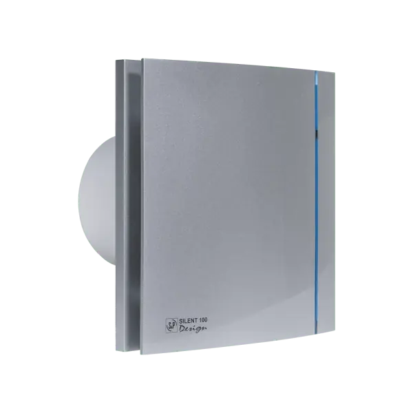 S&P Silent Design 200 CHZ Silver 125 mm Nem Sensörlü Banyo Fanı