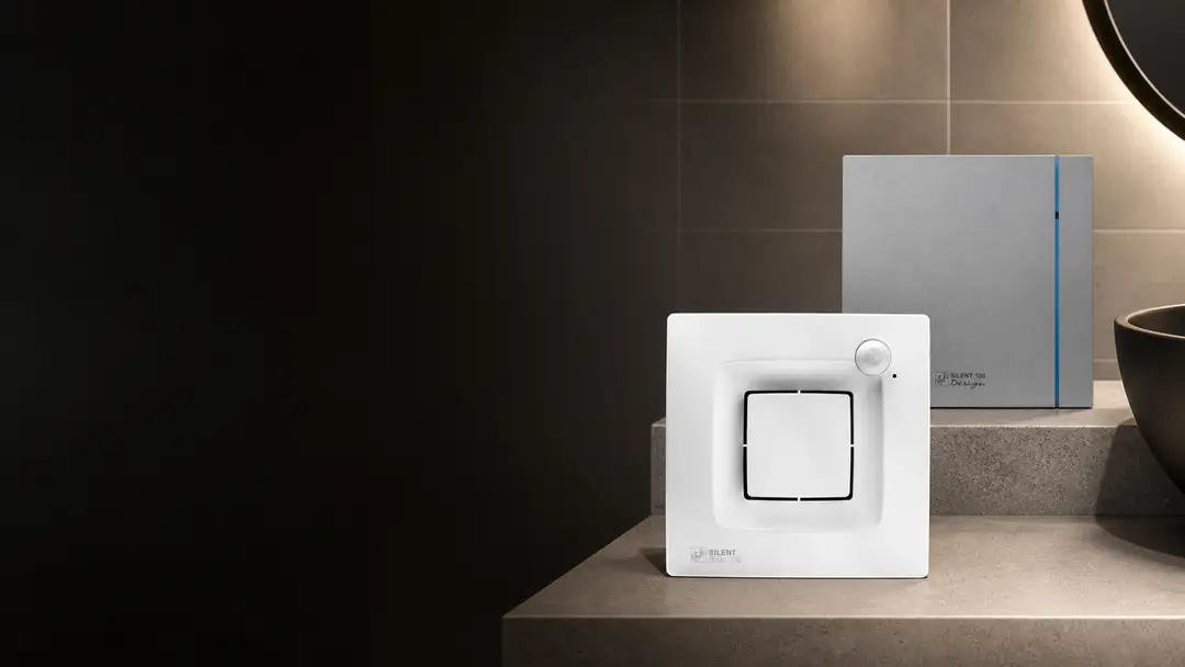 S&P Silent Dual 100 nem ve hareket sensörlü sessiz banyo fanı